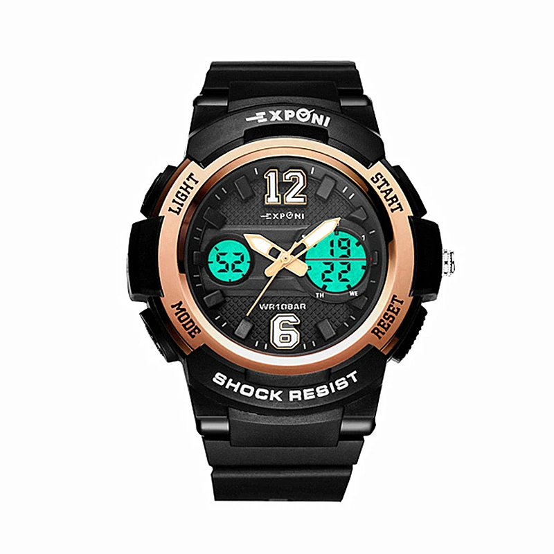 Часы EXPCNI женские спортивные студенческие светодиодные цифровые