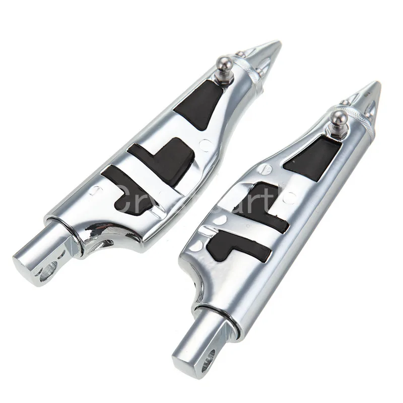 Передние и задние подножки для ног хромированные шпильки мотоциклетные Подножки