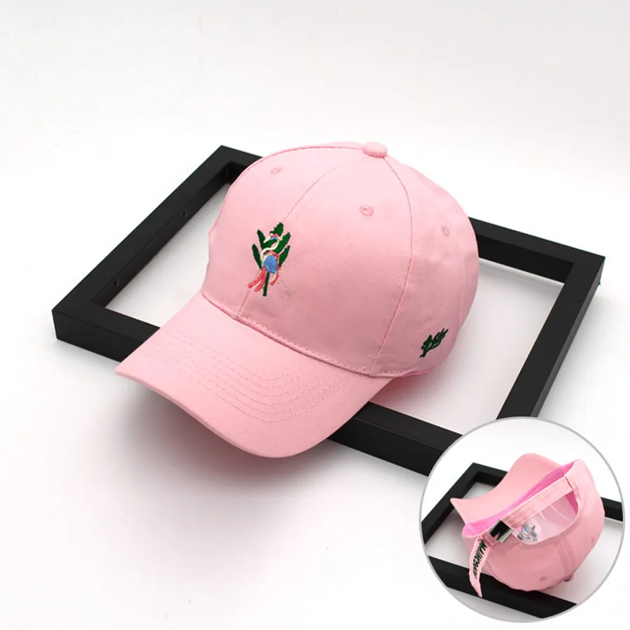 Hami Otwo Wholesale Cotton Baseball Cap Embroidery flamingo casual Girl boys Snapback Hat Hip Hop hats for adults Sport cap | Аксессуары