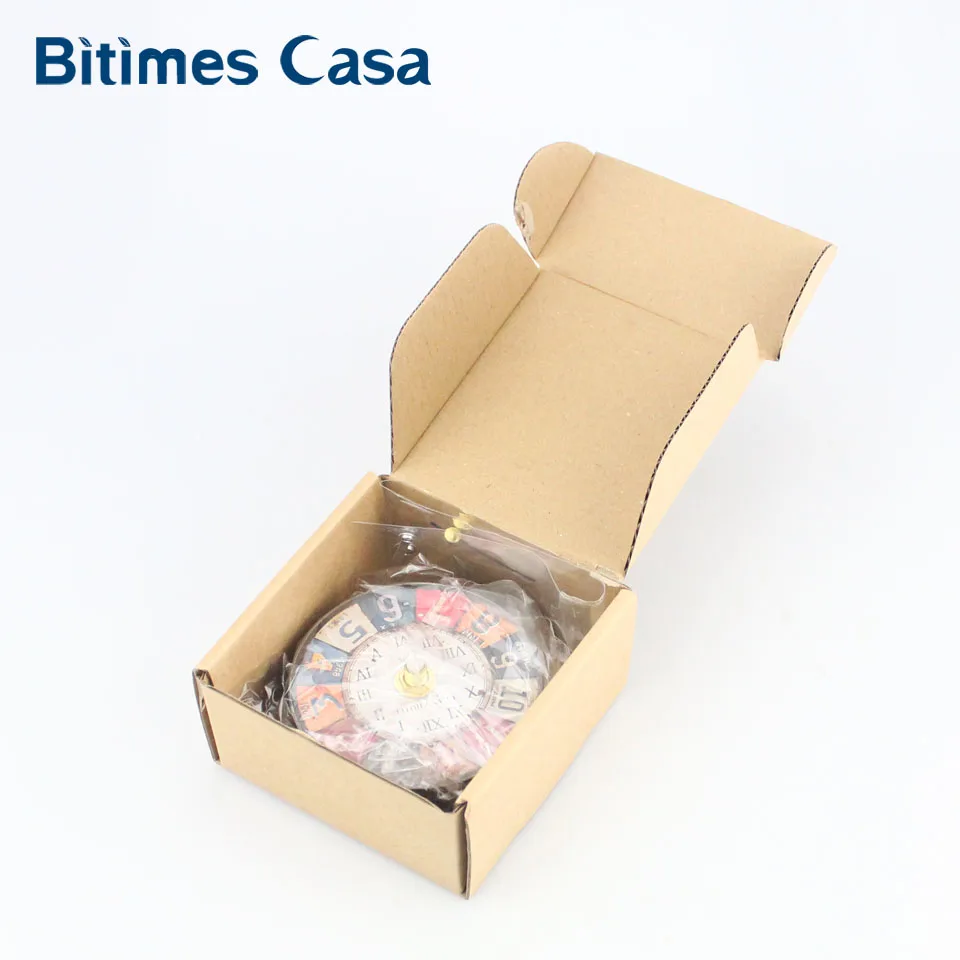 Bitimes римские цифры ретро настенные часы на холодильник магниты на холодильник часы на холодильник магнитное украшение для дома 8,5 см X 8,5 см