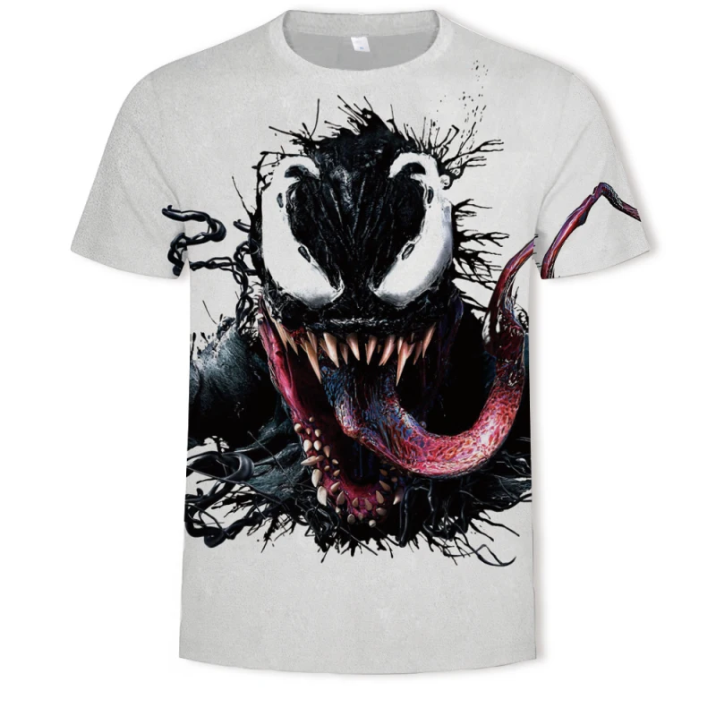 2019 Hot Venom T-shirt Men Women Casual 3d priting t shirt Funny t-shirt harajoku streetwear super man tshirt | Мужская одежда