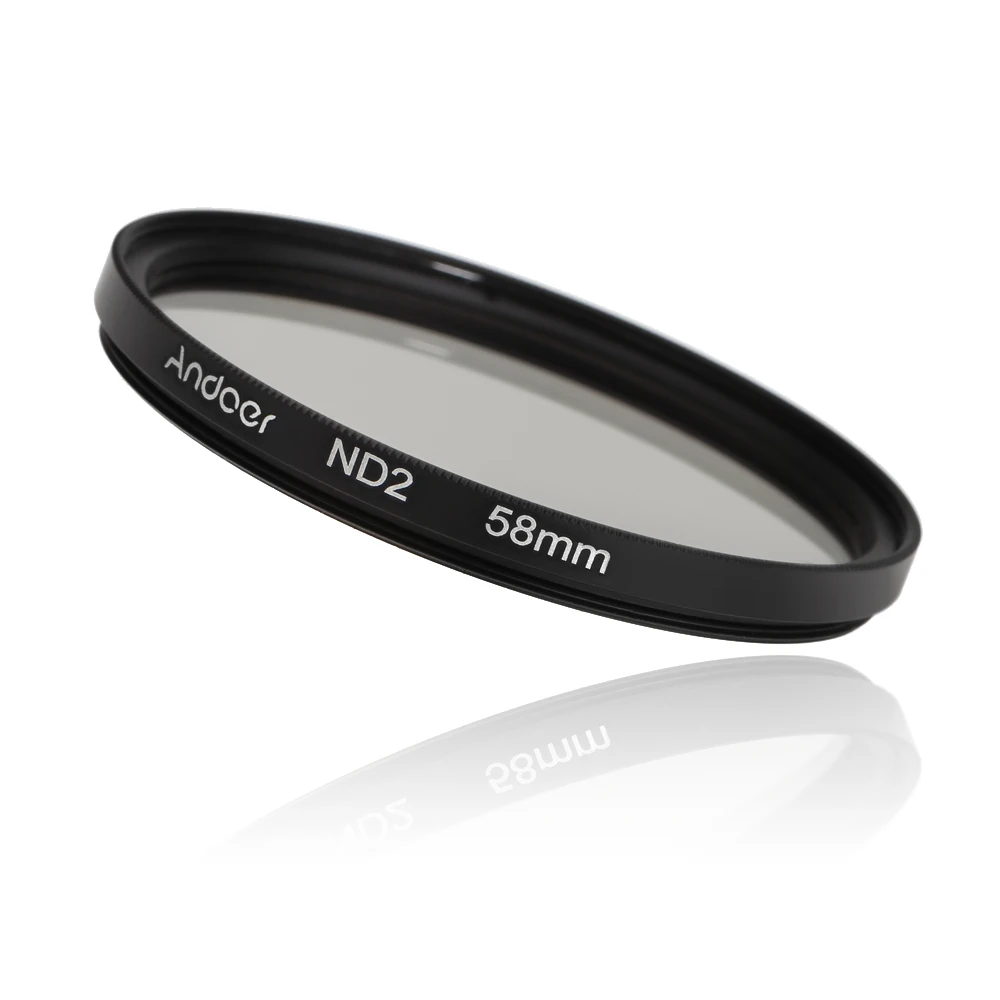 Andoer 58 мм фотографии фильтр комплект ND2 ND4 ND8 фейдер для Nikon канона Rebel T5i T4i EOS 1100D 650D