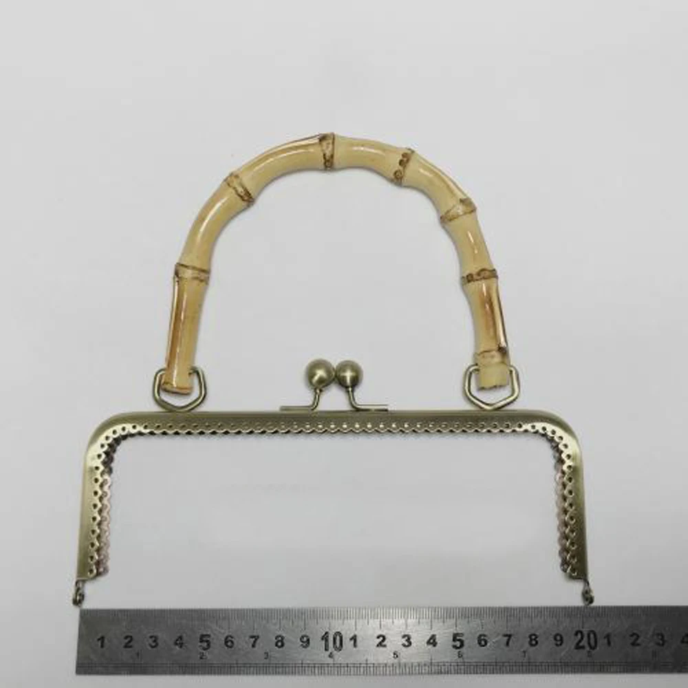 20/25 см Женская сумка большого размера металлическая застежка бронзовый цвет без