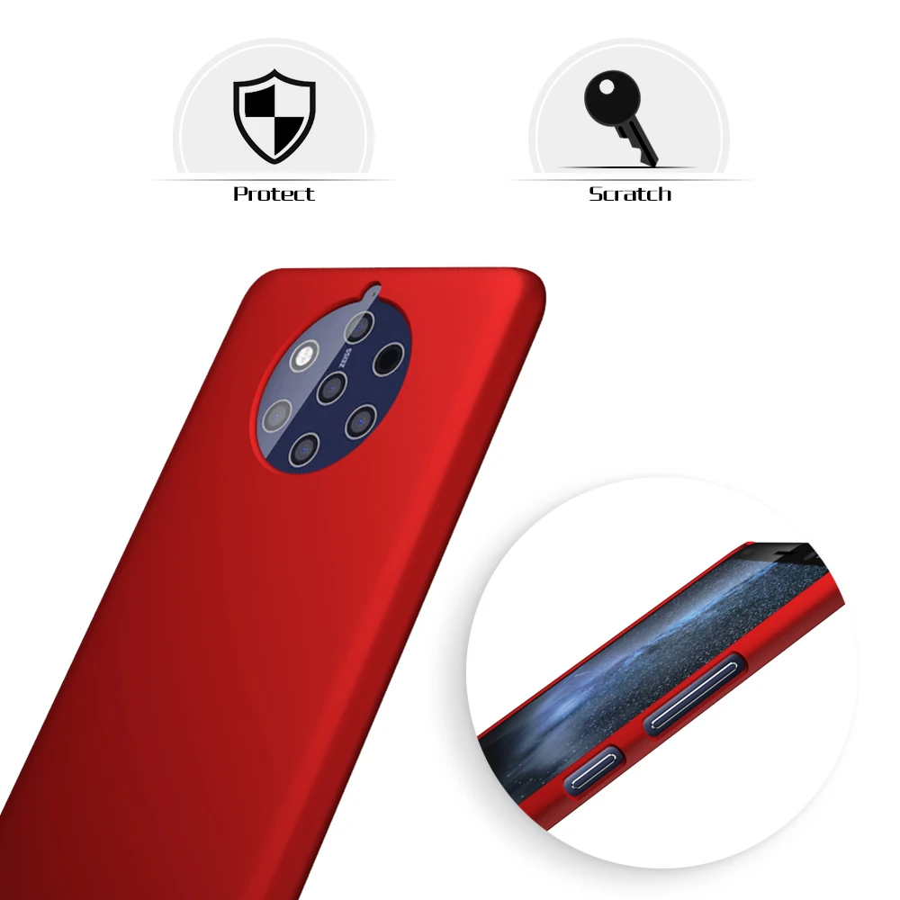 SLEO For Nokia 9 Pureview Case Ultra Thin Hard Plastic Back Cover for Phone Coque Cases |