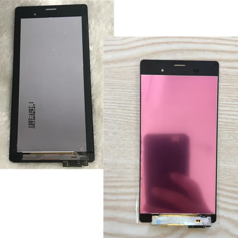Черный белый цвет для Sony Xperia Z3 Дисплей Сенсорный экран планшета ЖК-дисплей Экран