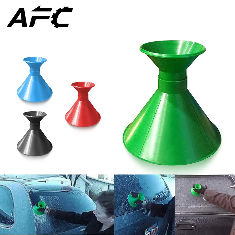 Скребок Магия ледовый лопатой в форме конуса Воронка снег Remover инструмент