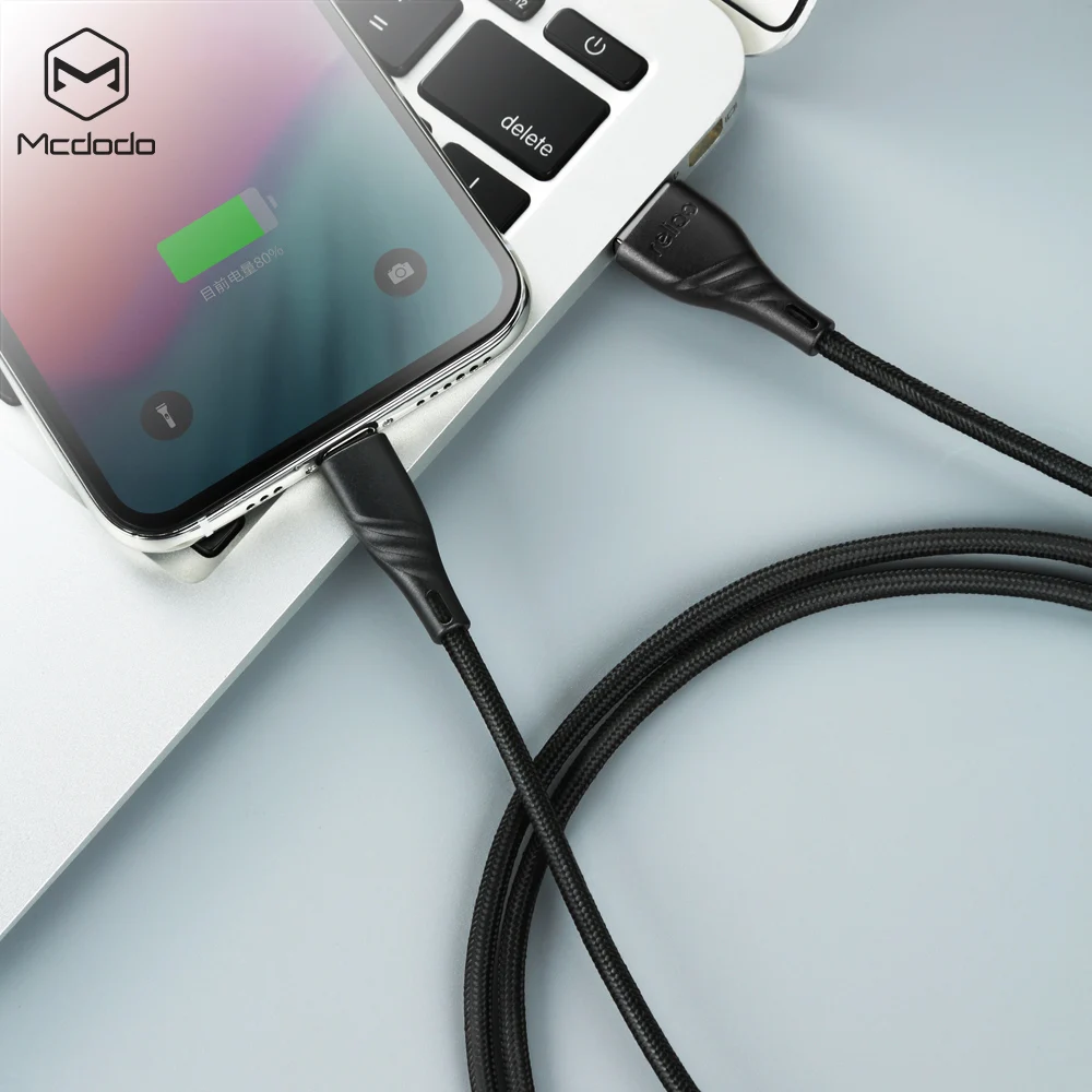 MFi USB кабель MCDODO для iPhone X Xs Max XR 2A быстрая зарядка передачи данных 8 7 6Plus шнур