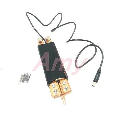 Серебристый DIY интегрированная ручная точечная сварка ручка точечная сварка игла 18650 электро-древесное приспособление - Цвет: Серебристый
