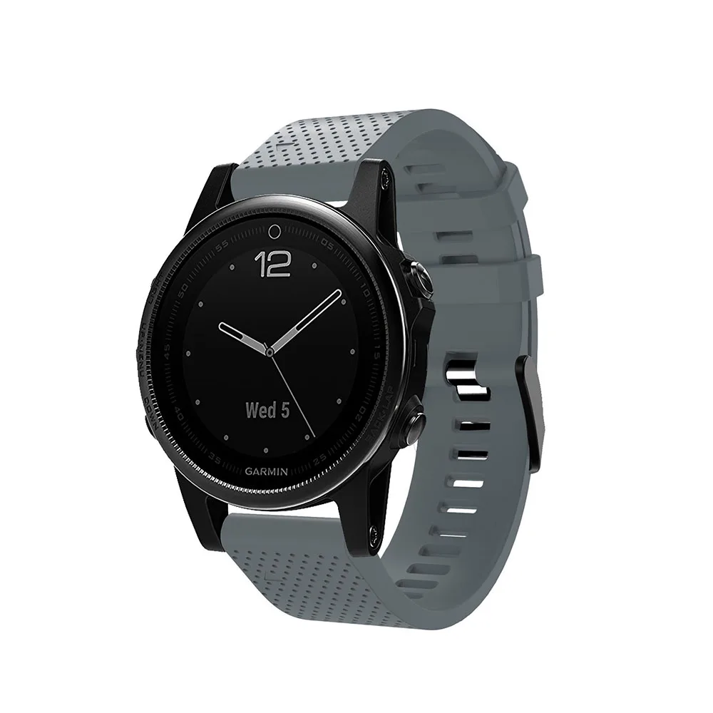 20 мм Ширина Мягкая силиконовая лента для наручных gps-часов Garmin Fenix 5S плюс ремешок