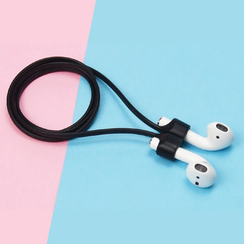 Магнитный ремешок для наушников для Apple Airpods, анти потеря, ремешок, петля, веревка, силиконовый кабель для наушников, шнур для Air Pods