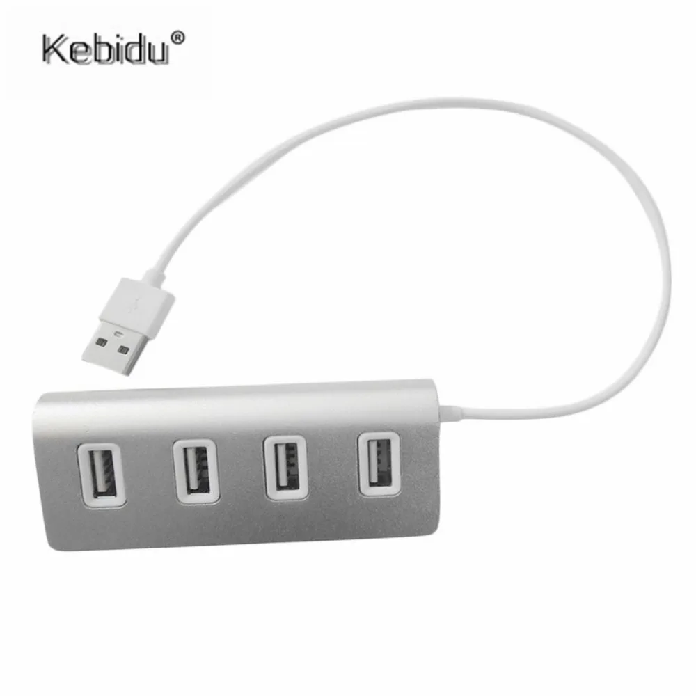 Высокоскоростной usb хаб kebidu с 4 портами расширитель многопортовый адаптер