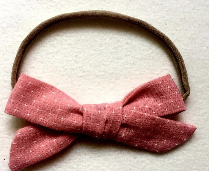 

A-STYLE 36Pcs/lot Girls Kids Dot Polka Hair Bow with Nylon Headband,Children Nylon Elastic Headband Hair Accessories