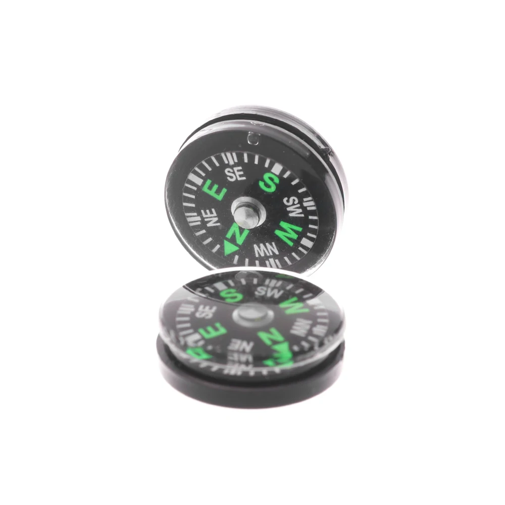 10 PCs Portable Mini Camping Hiking North Navigation Handheld Accurate Compass Survival Compasses Button Design Practical Guider | Спорт и