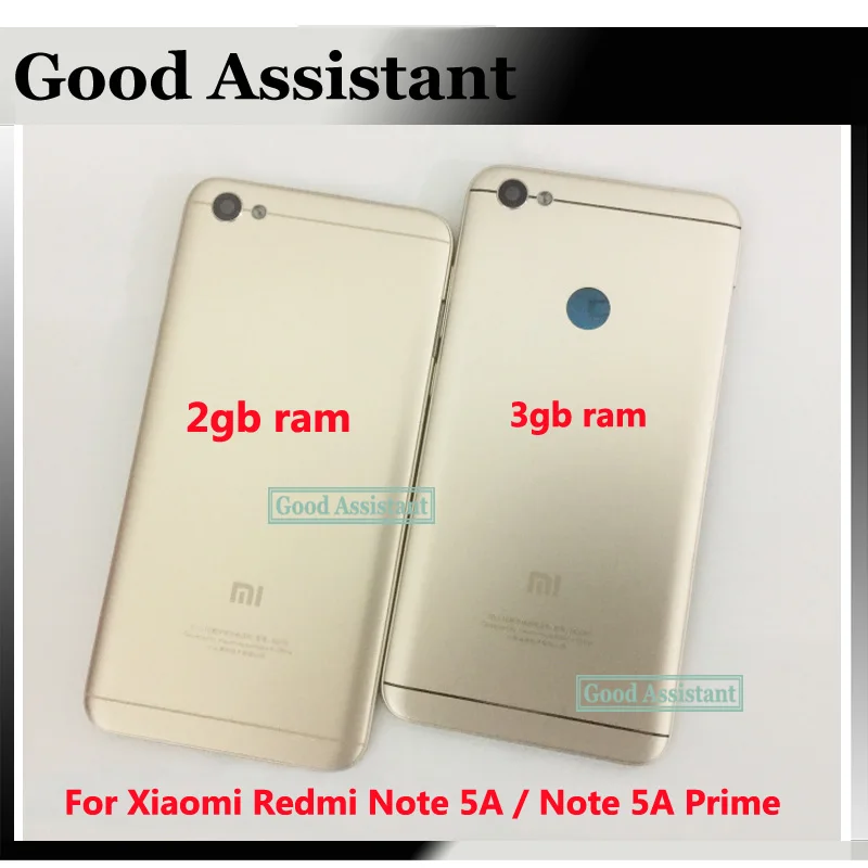 Задняя крышка аккумулятора для Xiaomi Redmi Note 5A Prime Pro / Y1 Lite задняя корпуса с камерой
