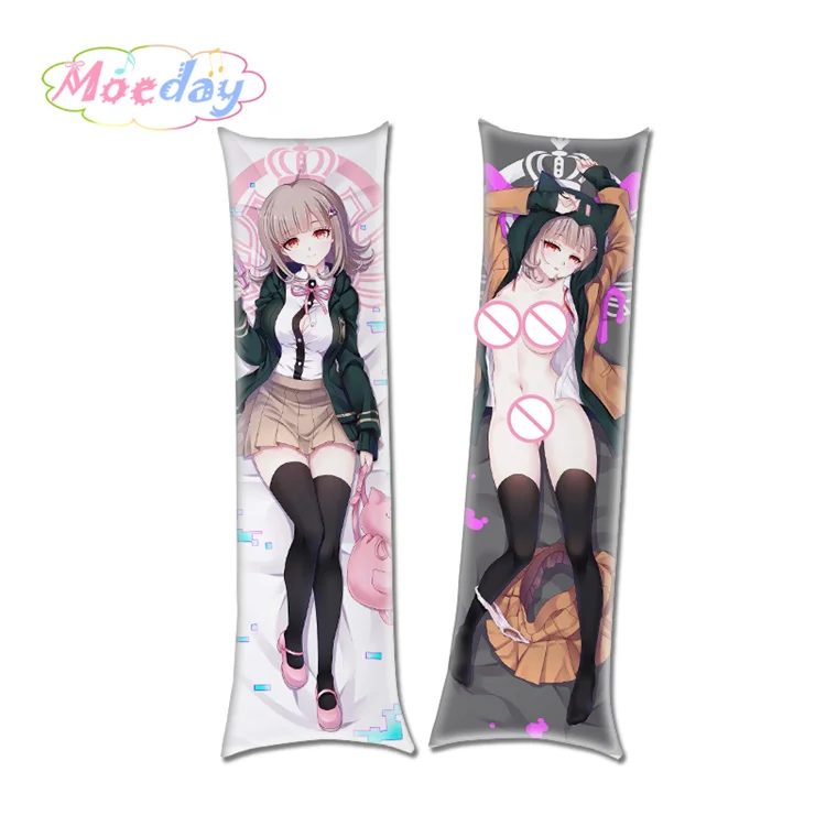 Белый Danganronpa Trigger Happy Havoc Celestia Aoi Junko Kyouko Peko обнимающая Подушка дакимакура чехол - Цвет: Белый