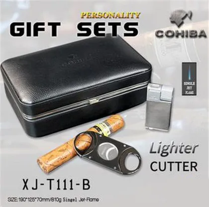 COHIBA натуральная кожа и кедрового дерева сигары набор в подарочной коробке