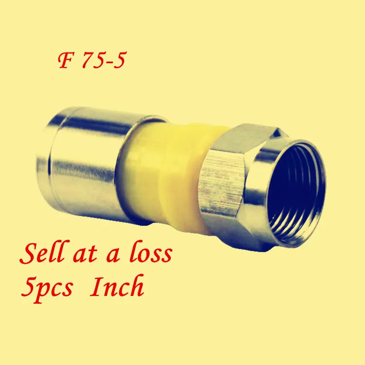 

5PCS YT129 F 75-5 The cable television Waterproof connectors Power dividers/Distributor connectors Free Shipping