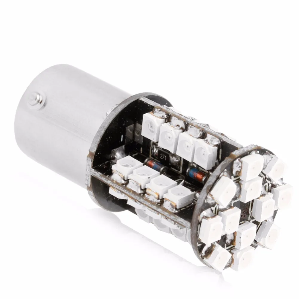 HNGCHOIGE 12 В DC 1156 P21W BA15S 3528 44 SMD светодиодный светильник для торможения Лампа Canbus без
