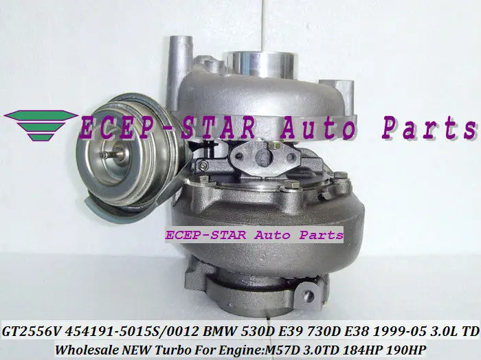 Акция GT2556V 454191 5015S 5012S 0001/3/4/5/6/7/8/10 турбо для BMW 530D E39 730D E38 M57D M57 D30 3.0L|turbo rabbit|turbo greend30