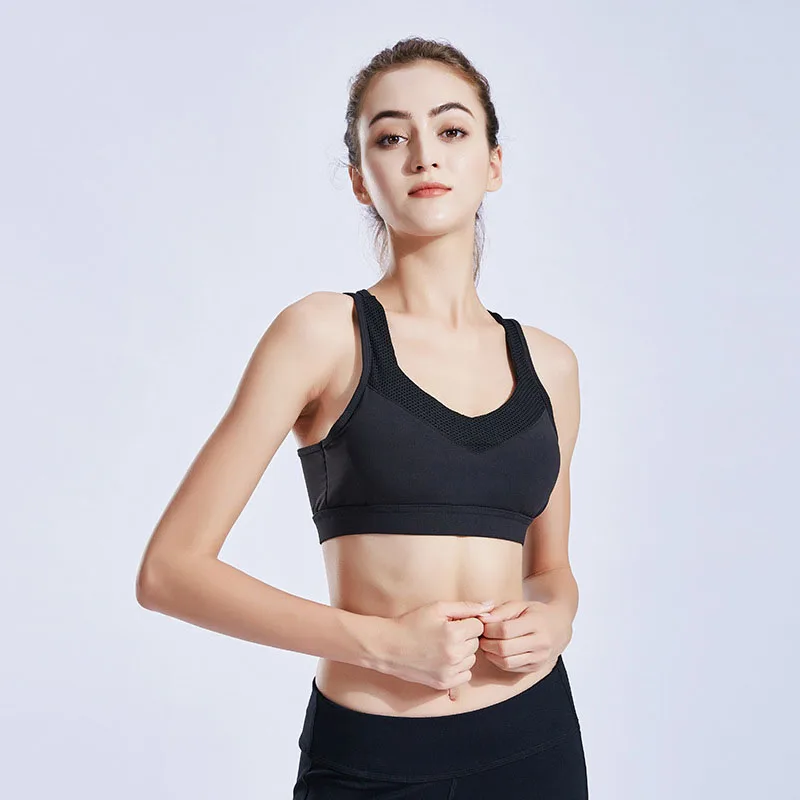 Sexy Women Sports Bras for Fitness Yoga Running Plus Size Tops Backless Padded Bra Racerback Seamless Wireless | Спорт и развлечения