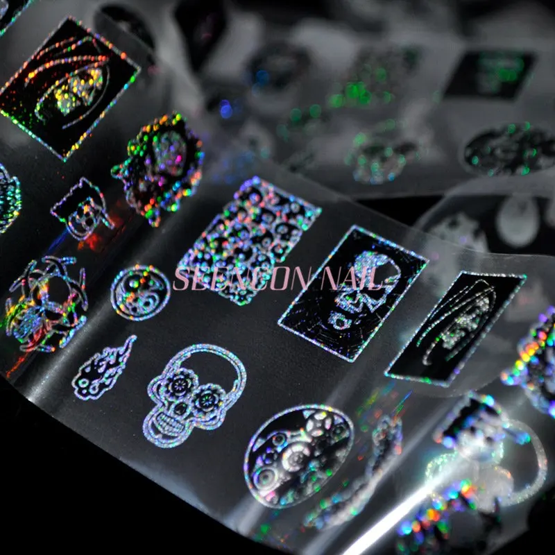 5 шт. 3D наклейки для ногтей в стиле панк|nail art decals|transfer foildesigner nail stickers |