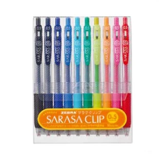 10 шт Япония ZEBRA Sarasa клип JJ15 гелевая ручка 0 5 мм Цвет ручка|gel pen 10pcs|colored gel pensgel |