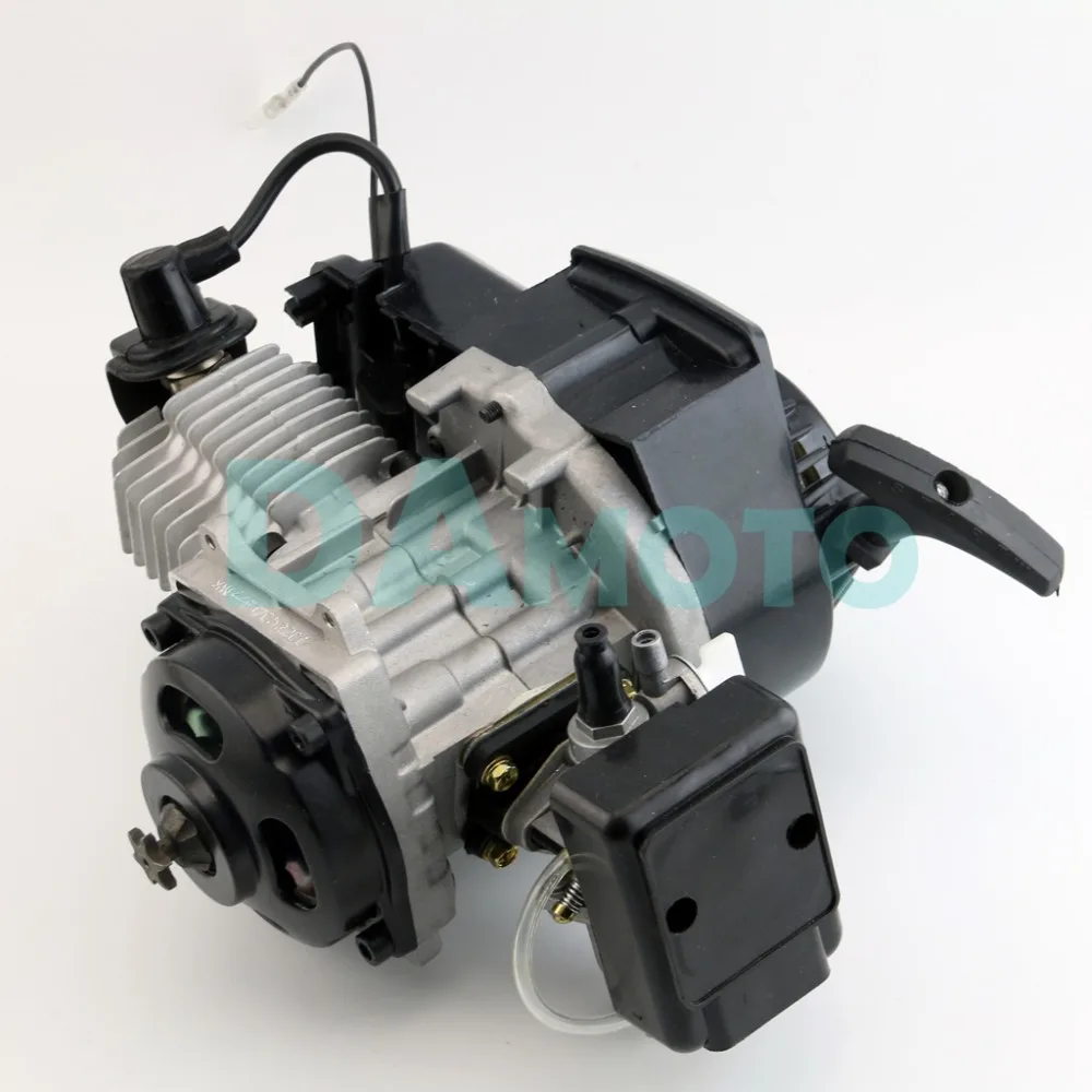 49cc двухтактный велосипедный газовый двигатель Моторизованный Мини Байк скутер с