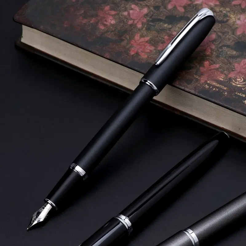 Jinhao 996 роскошная мужская авторучка бизнес студентка 0,5 мм дополнительный тонкий наконечник каллиграфия школьные офисные принадлежности инструмент для письма