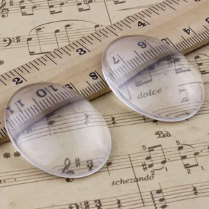 2 шт.лот (K02916), овальный стеклянный кабошон с плоской задней поверхностью, толщина 30x40 мм, 2 шт.