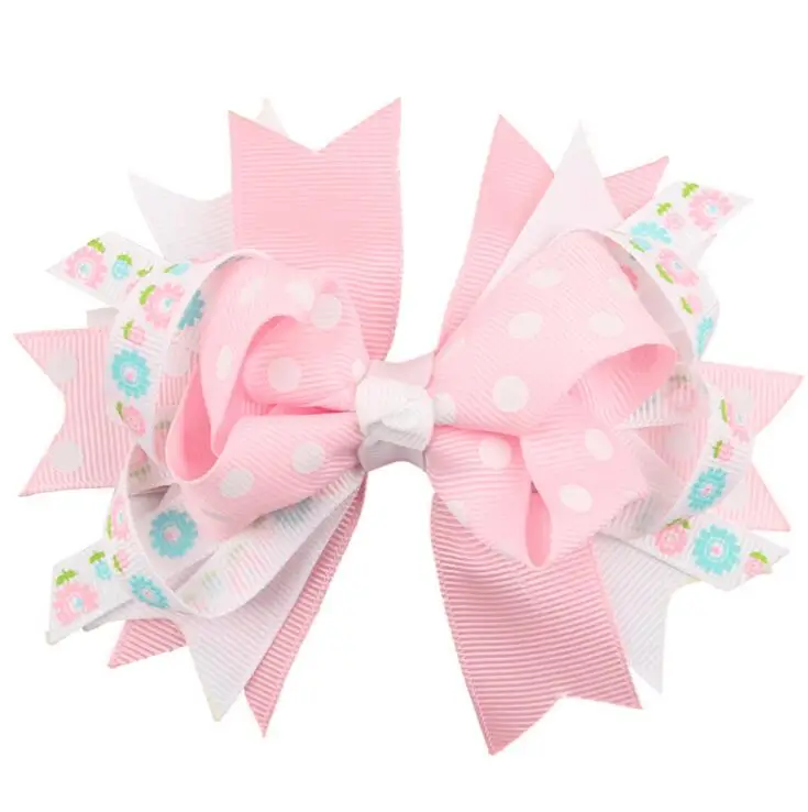 Бесплатная доставка бутик 100 шт./лот скрученный бант с завязками для волос