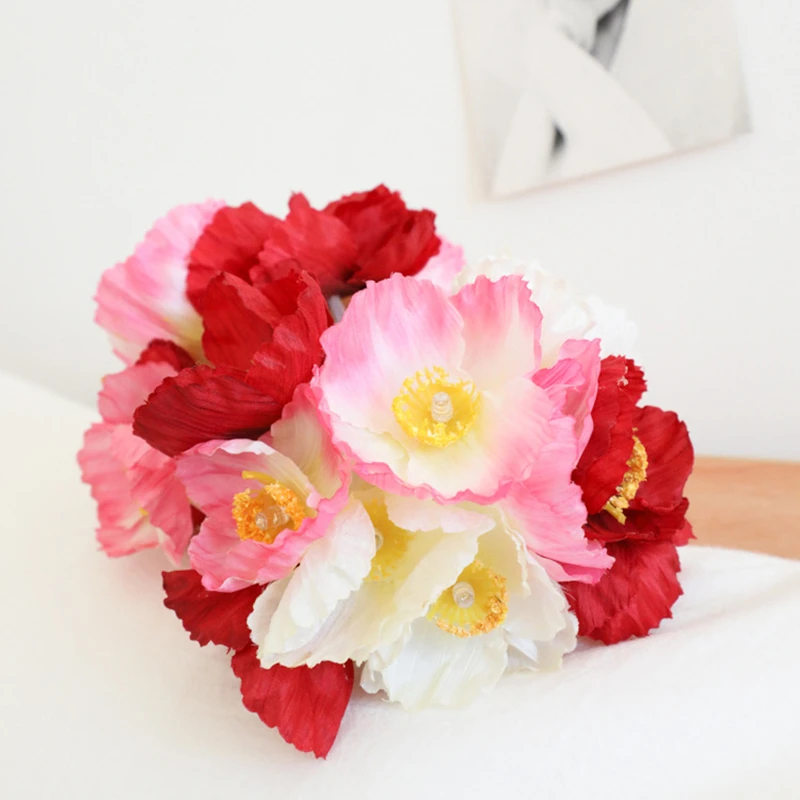 

20LED 3m Led Fairy Red Flower Garland String Light Christmas Battery USB Powerd Holiday Wedding Party Home Decoration Led Lights