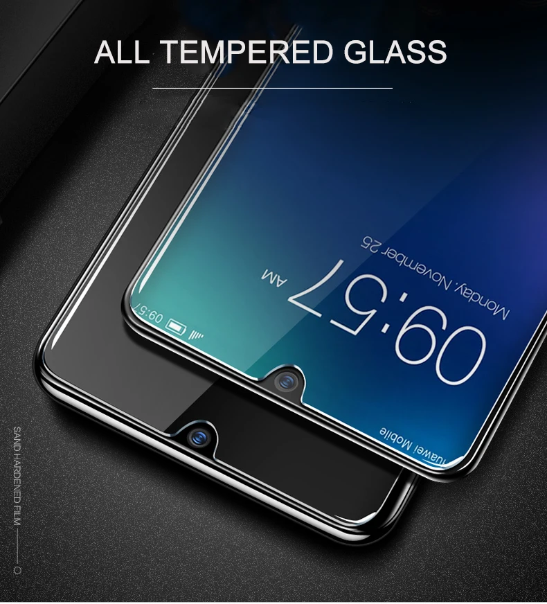 Закаленное стекло для Huawei P Smart 2019 2 шт./лот защита экрана от синего света Защитная