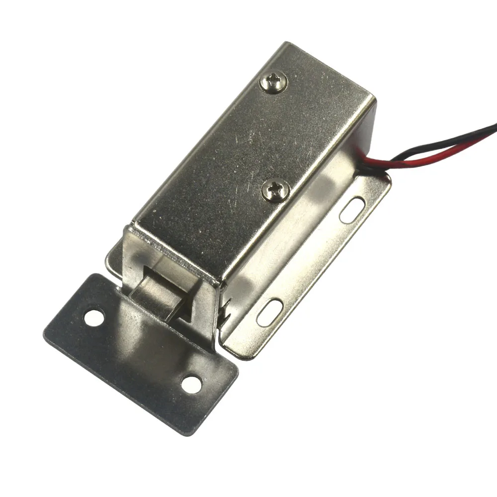 24V Cabinet Door Electric Lock Tongue Down Assembly Solenoid with Buckle | Обустройство дома