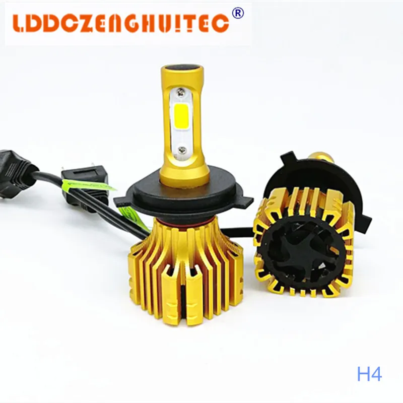 LDDCZENGHUITEC S5 H4 9003 HB2 COB светодиодный светильник на голову 72 Вт 8лм все в одном