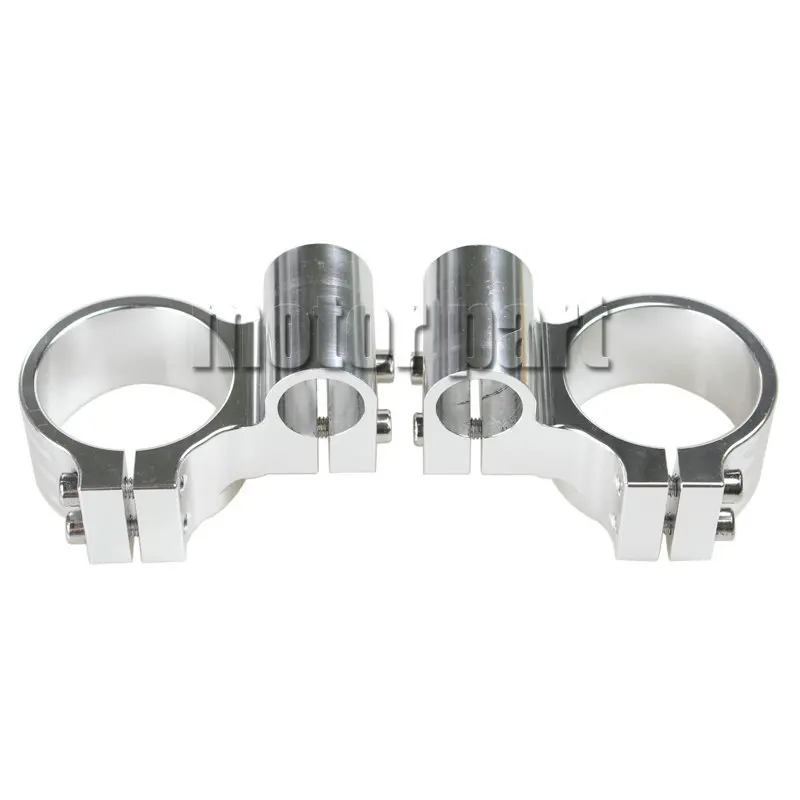 35mm Clip-ons Handle Bar For 1984-1986 Yamaha RZ350 RZ 350 Motorcycle Fork Tube CNC Riser Handlebar Silver Color | Автомобили и