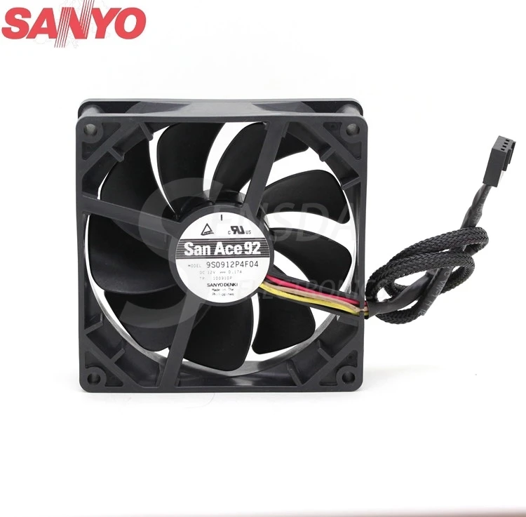 Кулер охлаждения для сервера Sanyo 9S0912P4F04 9225 PWM тихий вентилятор|silent fan|inverter coolercooler