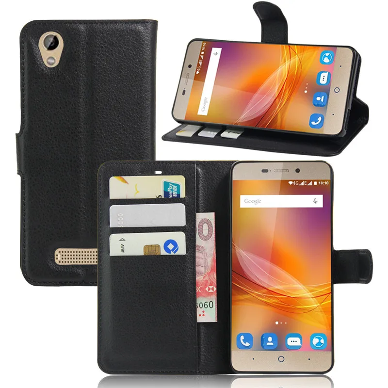 Чехол для ZTE Blade A452 роскошная Обложка на заднюю панель из искусственной кожи чехол