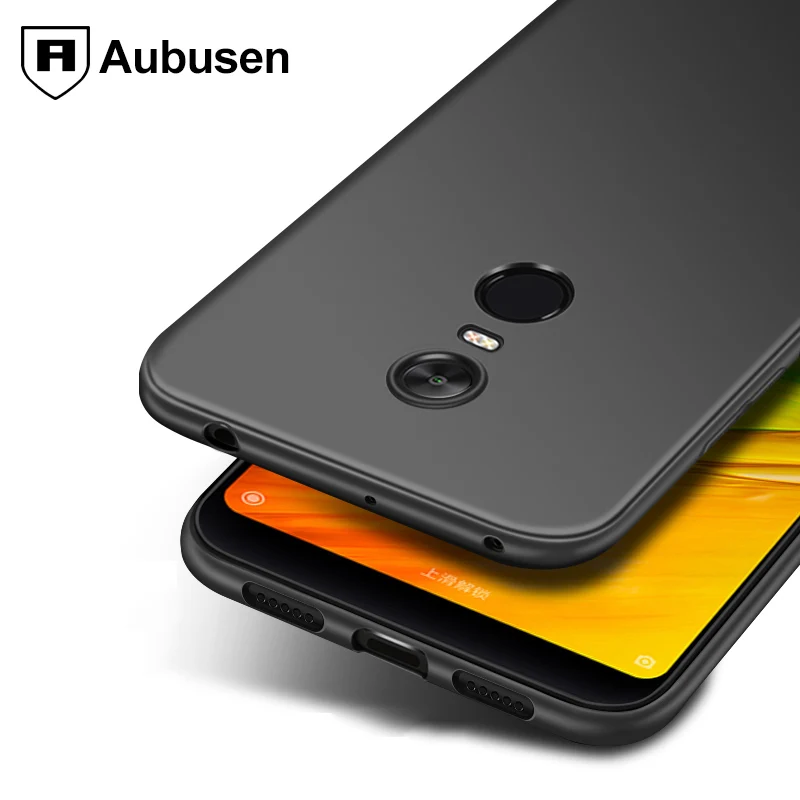 Aubusen silicone case for xiaomi redmi 5 plus TPU cover 360 full funda cases |