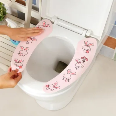 Bf040 прекрасный Closestool коврик может быть тип пасты моды с толстым водонепроницаемый сиденье для унитаза площадку унитаза 37 см* 9 см