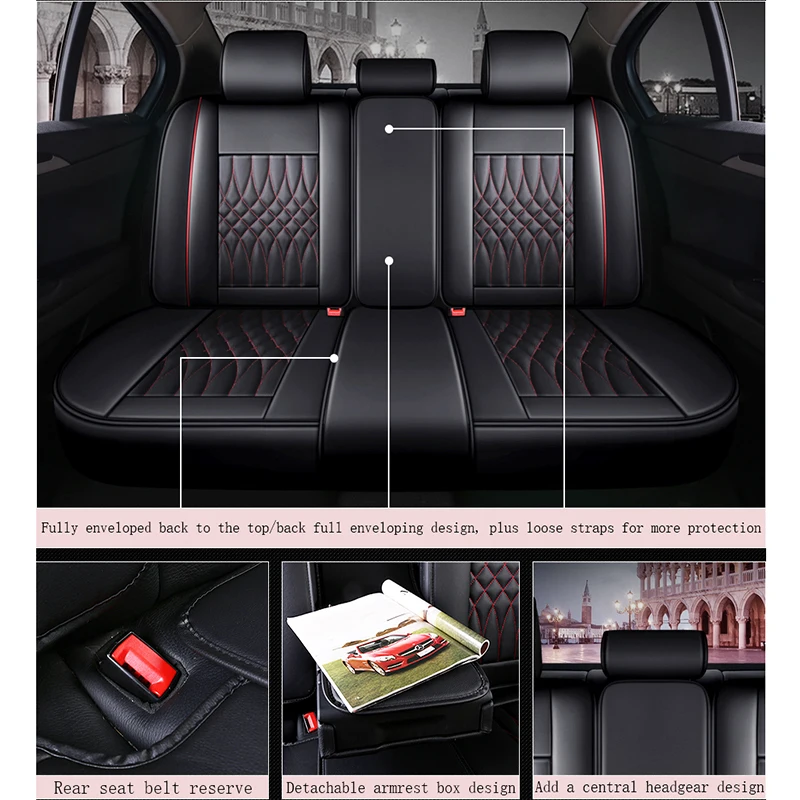 Универсальный кожаный чехол WLMWL для автомобильного сиденья Chevrolet все модели cruze