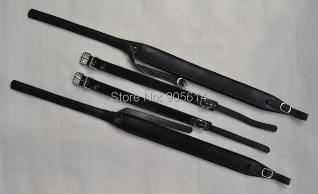 

Black genuine Leather Straps Strap For 96-120 bass Accordion Accordian Harness