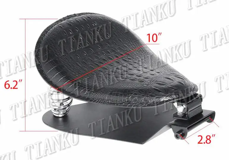 Кожаное сиденье с пружинным сиденьем + Монтажный кронштейн для Suzuki 8. 0 C90 M109R C109