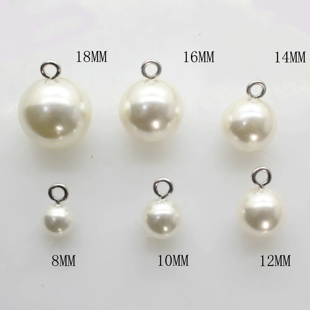 Mix Size 20pcs/set Pendant  Pearl Buttons Zipper head  Invitation Card Decoration DIY Handwork bow girl hair ribbon Accessories