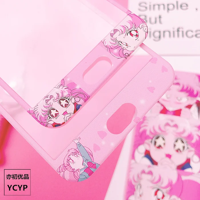 Чехол для iphone XR Cardcaptor Sakura+ пленка для экрана из закаленного стекла для iphone X XS Max 7 8 plus 6 S plus Sailor Moon+ ремешок