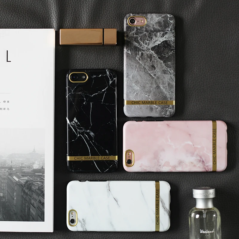 Глянцевый мраморный телефонный чехол JAMULAR для iphone 7X8 6s 6 Plus XS XR шикарный золотой
