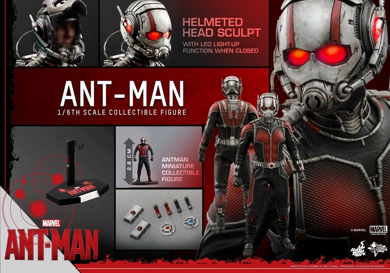 Экшн фигурка HT HotToys 1/6 MMS308 для любителей коллекция Ant Man1.0 подарок на