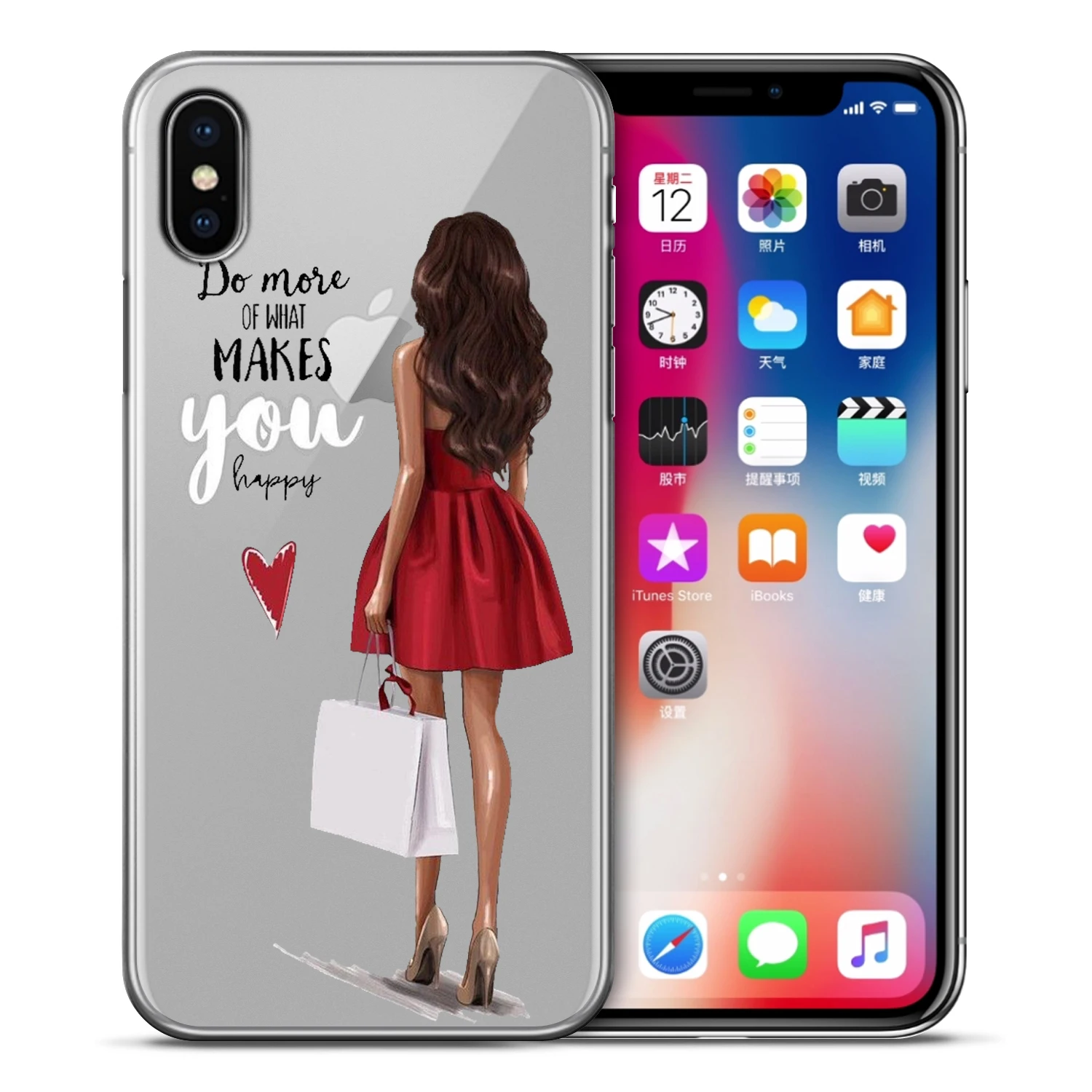 14 Мода для девочек супер мама ребенок папа чехол для телефона для iPhone XS Max XR X 7 6s 8 Plus 5S SE семья мама девочка чехол etui Coque - Цвет: 14