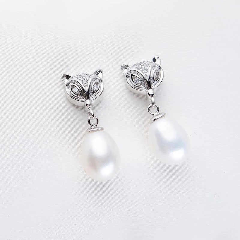 Charms Freshwater Black Pearl Jewelry Geometric Bohemian Earrings Fashion Stud For Women | Украшения и аксессуары