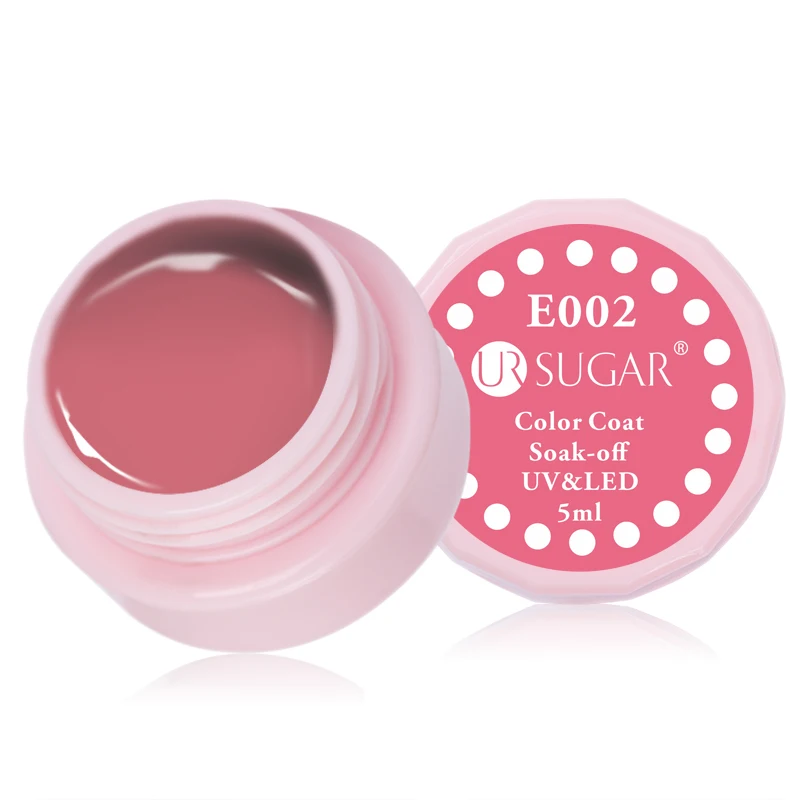 Ur Sugar 5 мл чистый УФ Цветной Гель-лак черно-белый покраска УФ-гель для ногтей цветное покрытие Гель-лак замачиваемый УФ светодиодный Гель-лак - Цвет: E002