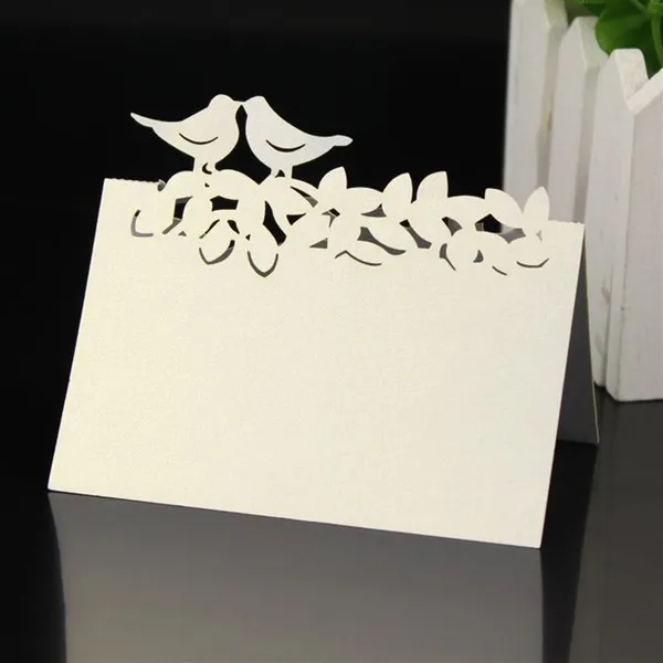 Цена по прейскуранту завода 1000 шт./лот лазерная резка Пара птиц место карты